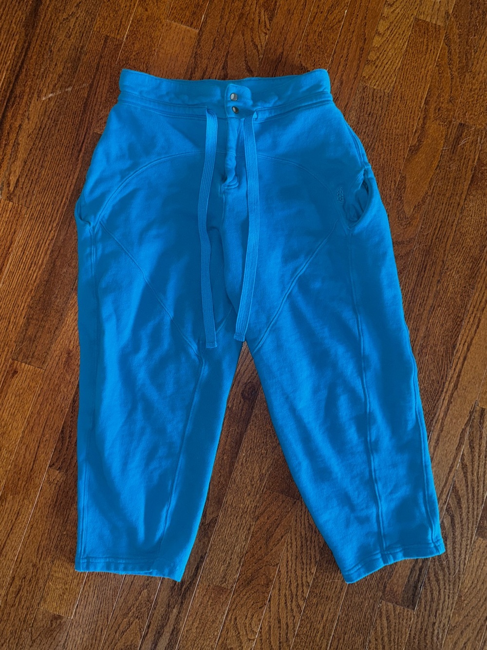 Free People FP Movement Summit Scout Cropped Pants Blue M